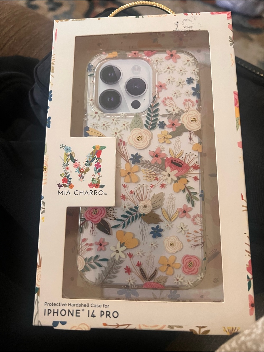 Mia Charro Case for iPhone 14 Pro - White Floral